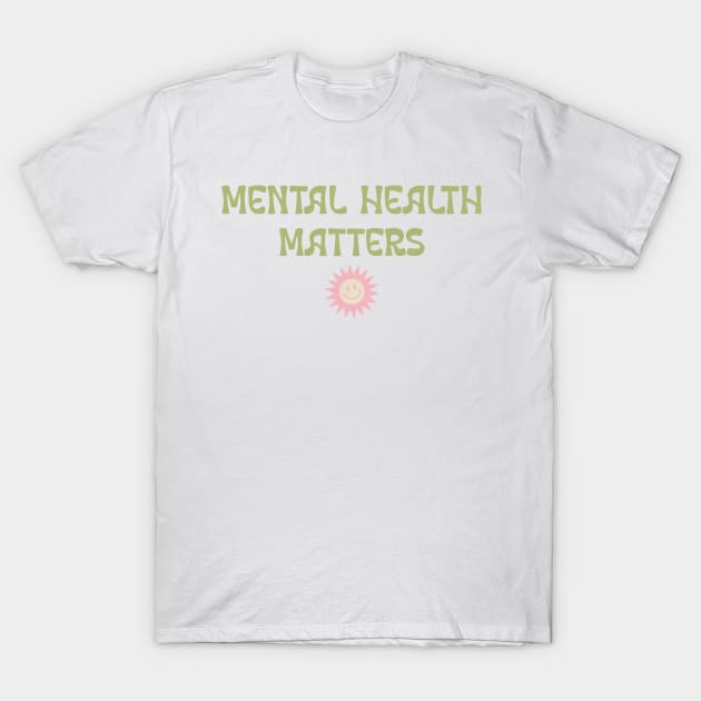 Mental Health Matters T-Shirt by Healthy Mind Lab